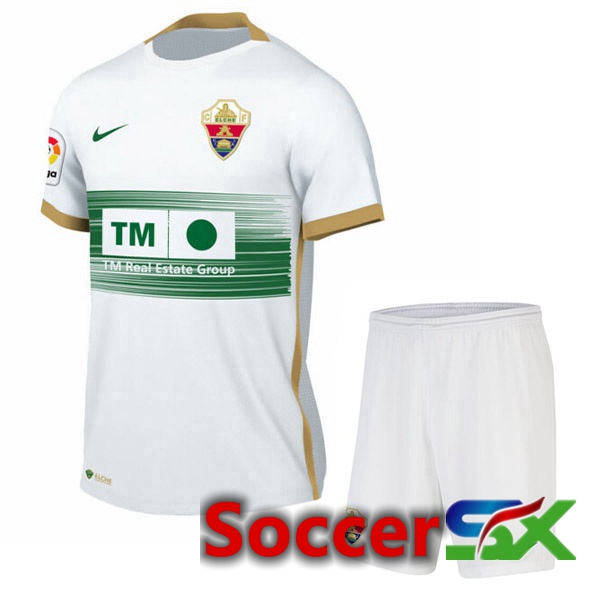 Elche CF Kids Home Jersey White 2022/2023