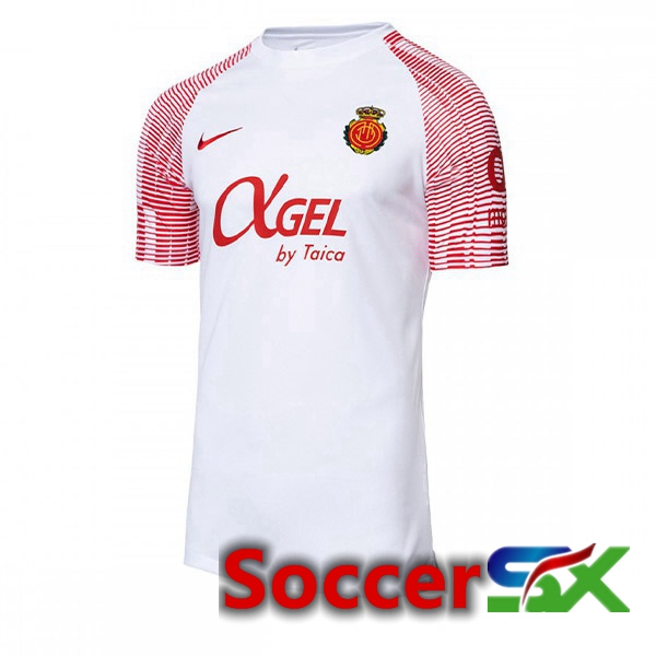 RCD Mallorca Third Jersey White Red 2022/2023