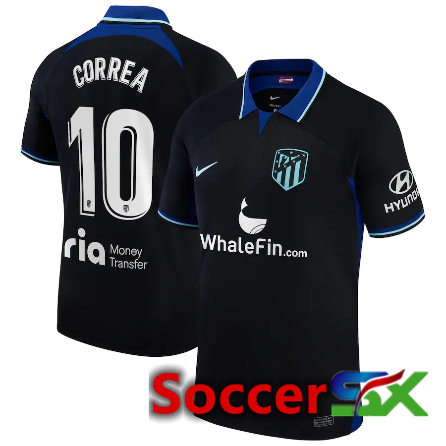 Atletico Madrid (Correa 10) Away Jersey 2022/2023