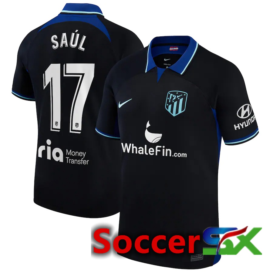 Atletico Madrid (Saúl 17) Away Jersey 2022/2023