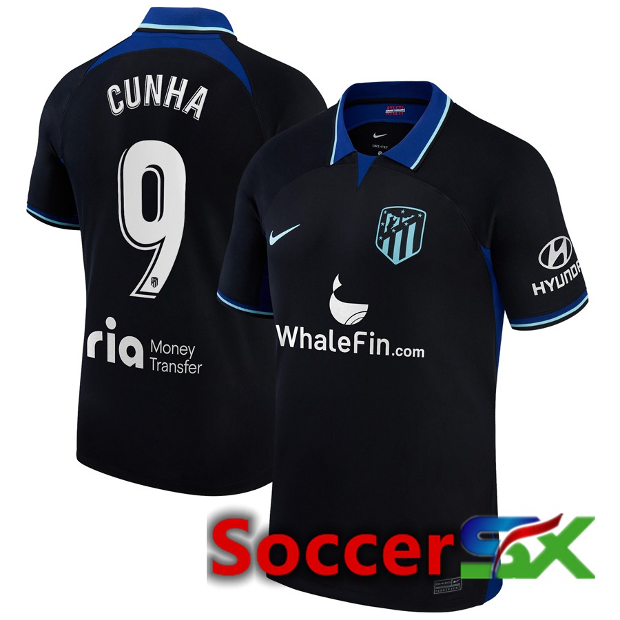 Atletico Madrid (Cunha 9) Away Jersey 2022/2023