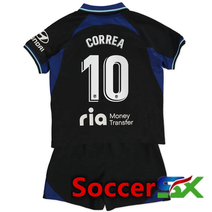 Atletico Madrid (Correa 10) Kids Away Jersey 2022/2023