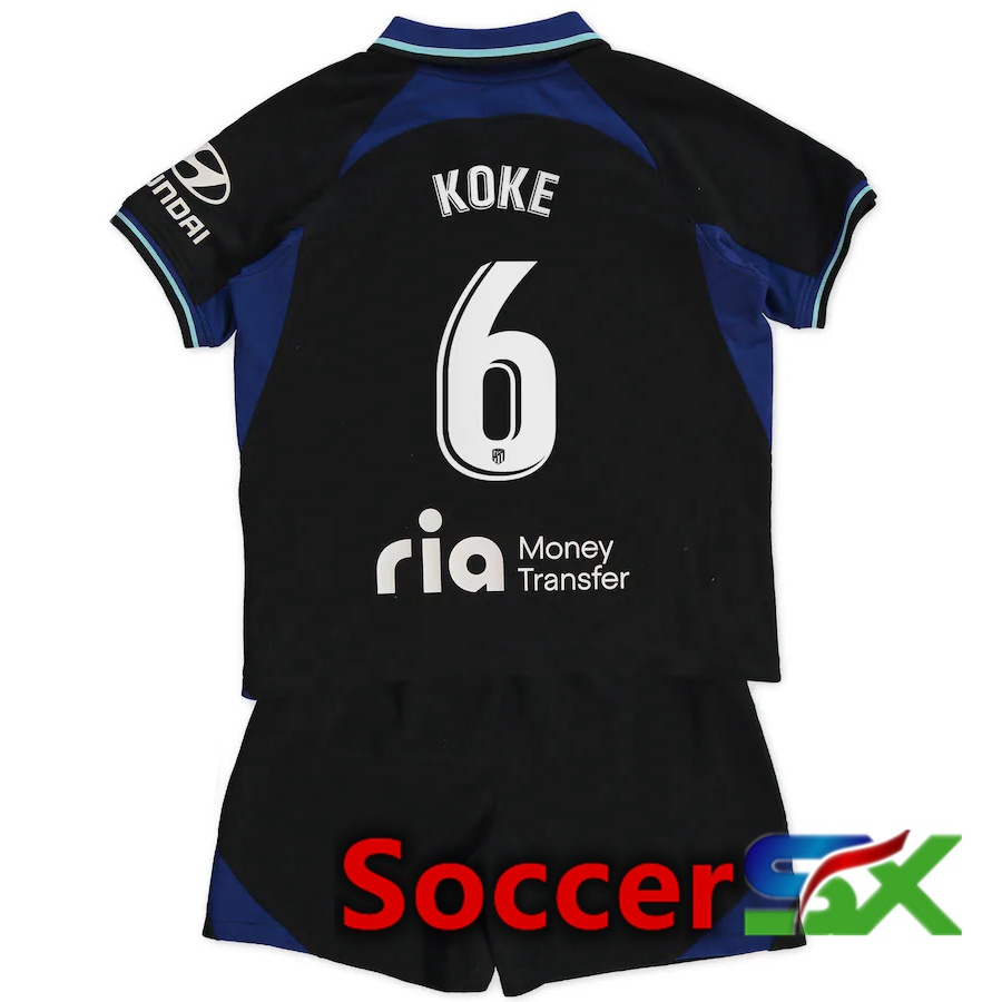 Atletico Madrid (Koke 6) Kids Away Jersey 2022/2023