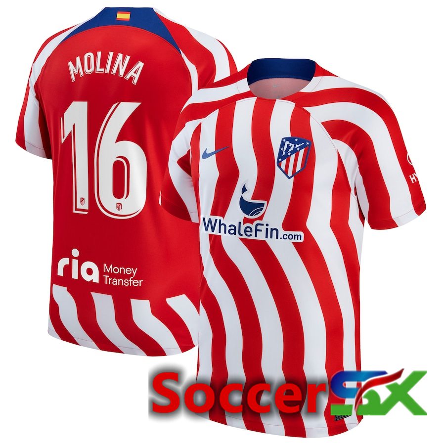 Atletico Madrid (Molina 16) Home Jersey 2022/2023