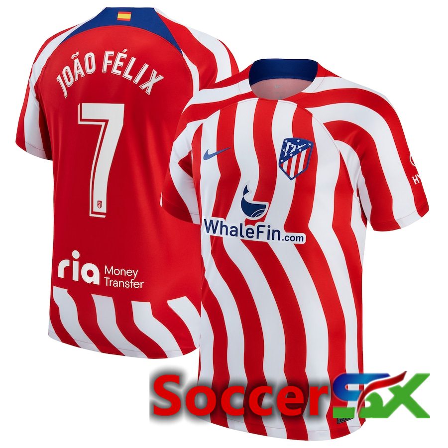 Atletico Madrid (João Félix 7) Home Jersey 2022/2023