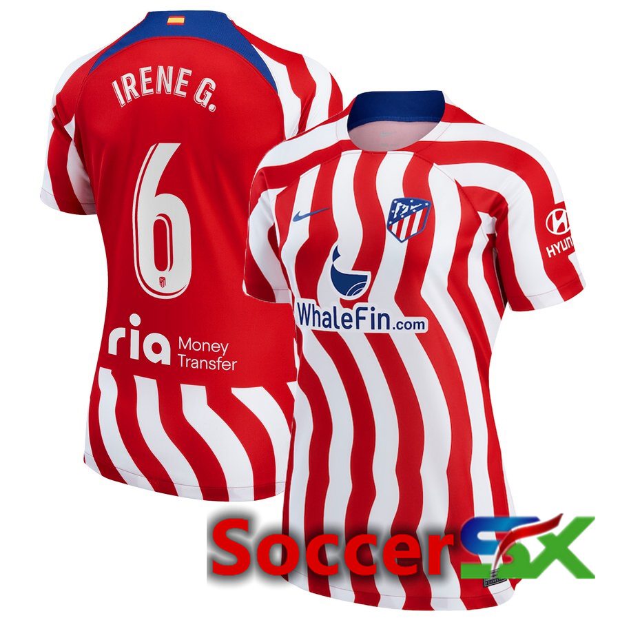 Atletico Madrid (Irene G.6) Womens Home Jersey 2022/2023
