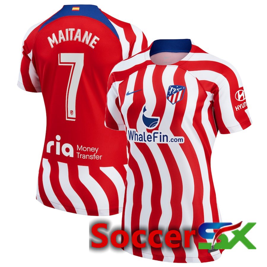 Atletico Madrid (Maitane 7) Womens Home Jersey 2022/2023