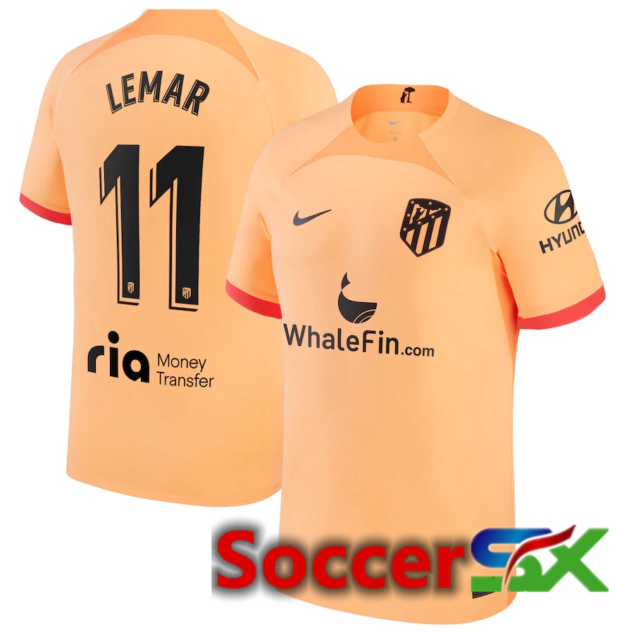 Atletico Madrid (Lemar 11) Third Jersey 2022/2023