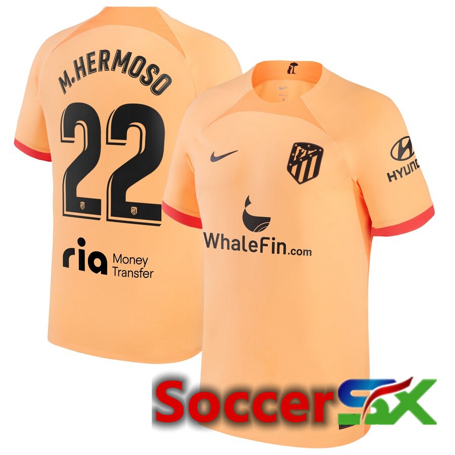 Atletico Madrid (M.Hermoso 22) Third Jersey 2022/2023