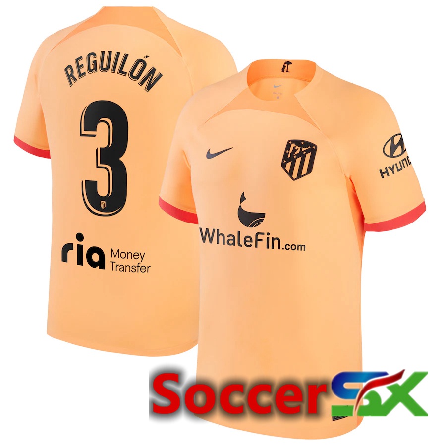 Atletico Madrid (Reguilón 3) Third Jersey 2022/2023