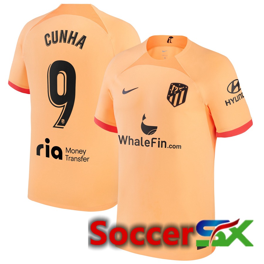 Atletico Madrid (Cunha 9) Third Jersey 2022/2023