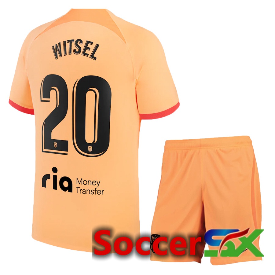 Atletico Madrid (Witsel 20) Kids Third Jersey 2022/2023