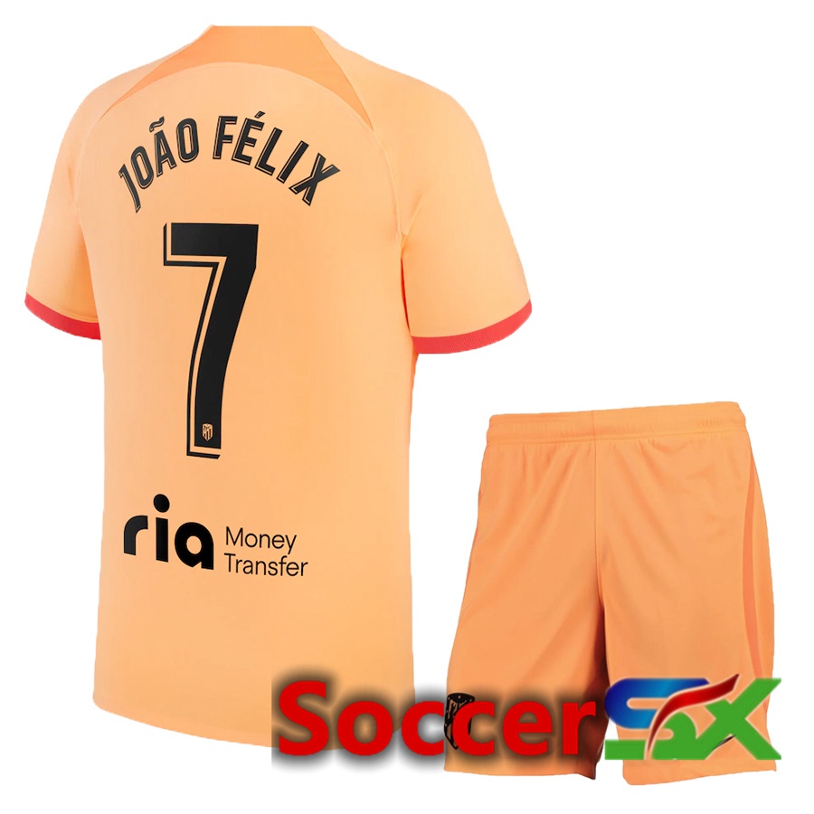 Atletico Madrid (João Félix 7) Kids Third Jersey 2022/2023