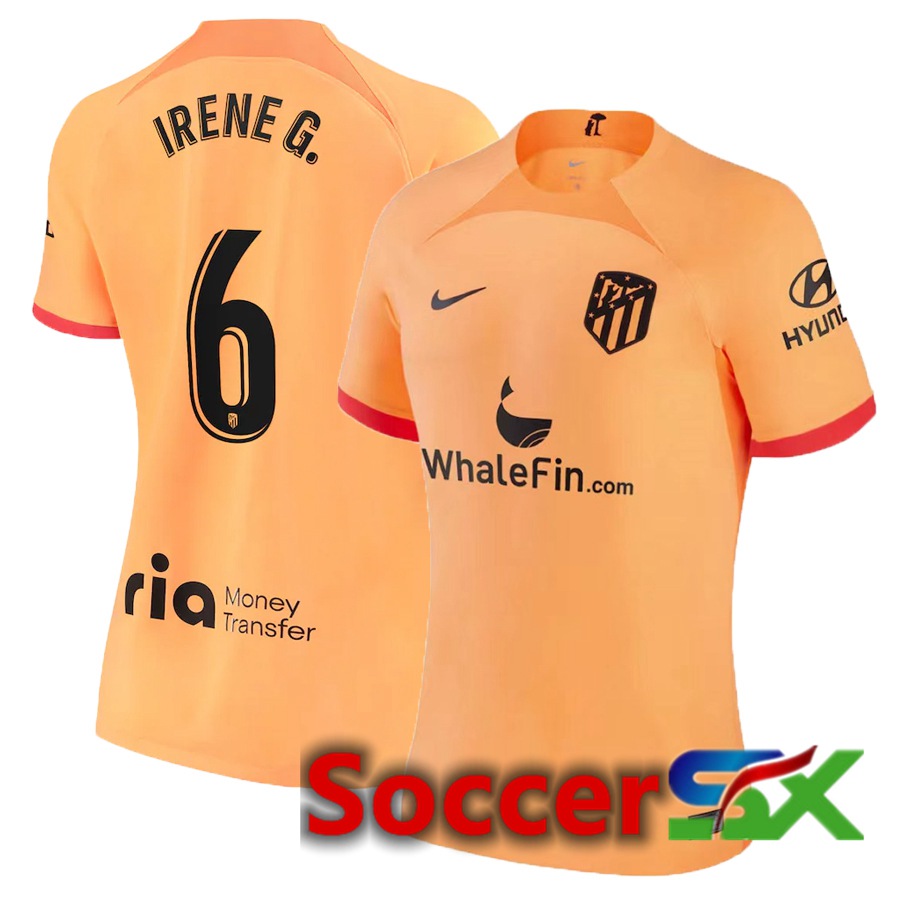 Atletico Madrid (Irene G.6) Womens Third Jersey 2022/2023