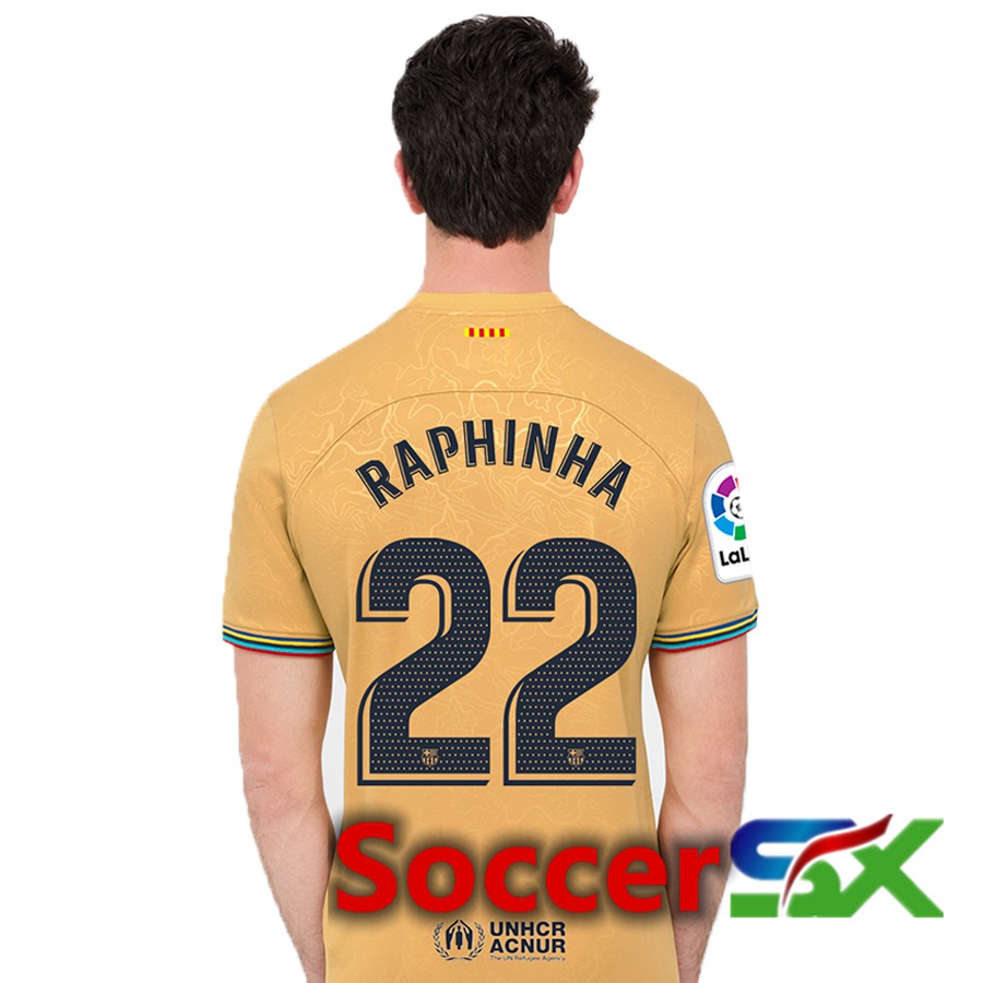 FC Barcelona (Raphinha 22) Away Jersey 2022/2023