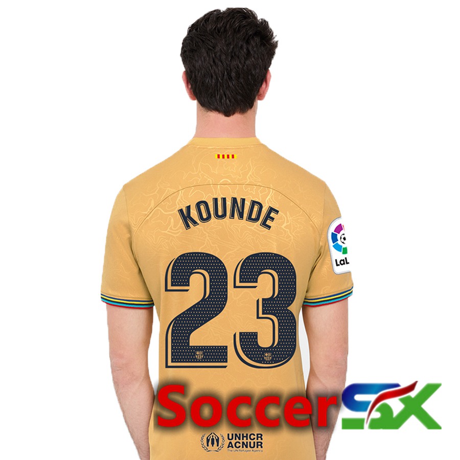 FC Barcelona (Kounde 23) Away Jersey 2022/2023