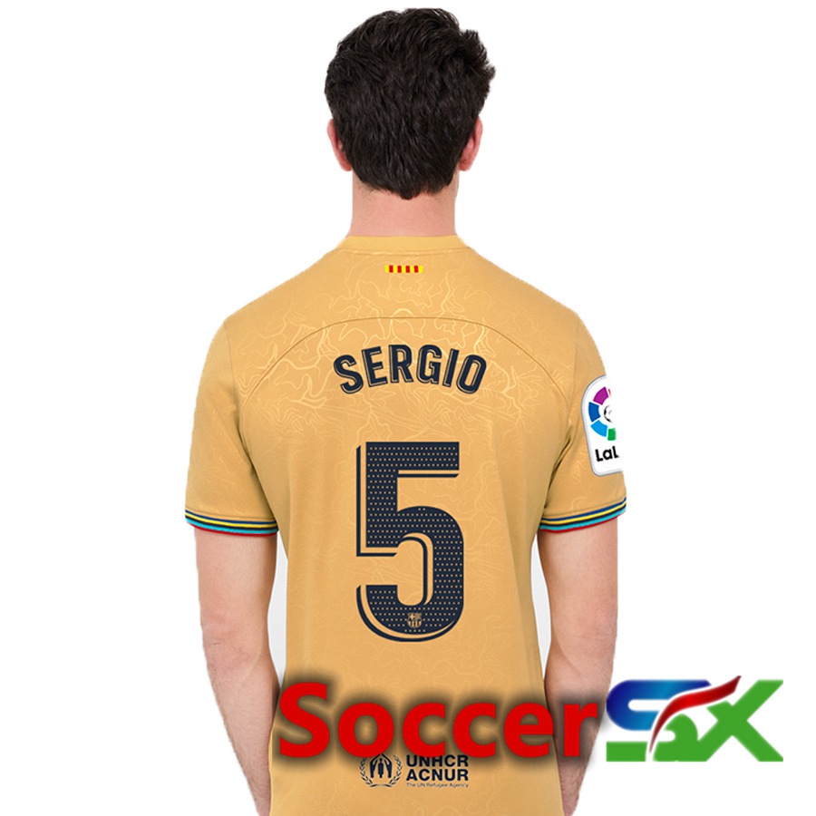 FC Barcelona (Sergio 5) Away Jersey 2022/2023