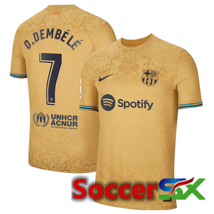 FC Barcelona (O.Dembélé 7) Away Jersey 2022/2023