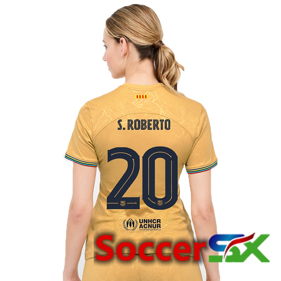 FC Barcelona (S.Roberto 20) Womens Away Jersey 2022/2023