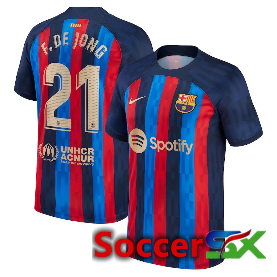 FC Barcelona (F.De Jong 21) Home Jersey 2022/2023