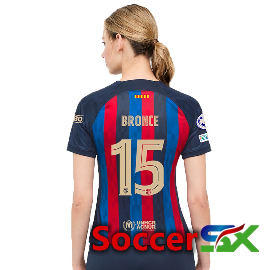 FC Barcelona (Bronze 15) Womens Home Jersey 2022/2023