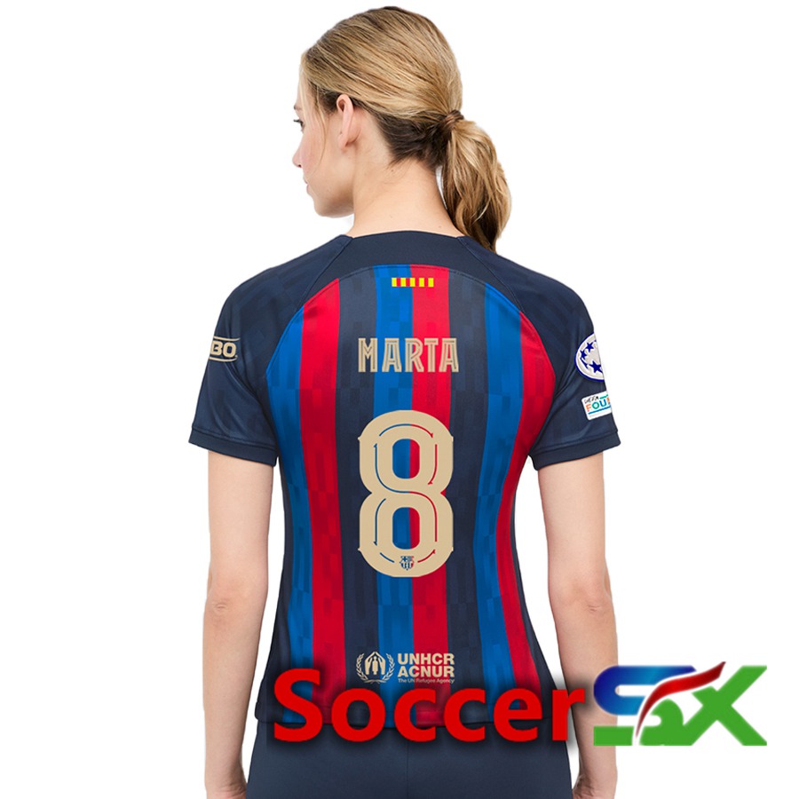 FC Barcelona (Marta 8) Womens Home Jersey 2022/2023