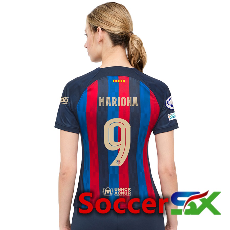 FC Barcelona (Mariona 9) Womens Home Jersey 2022/2023