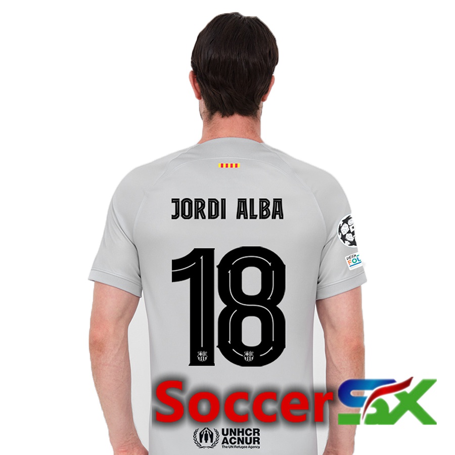 FC Barcelona (Jordi Alba 18) Third Jersey 2022/2023
