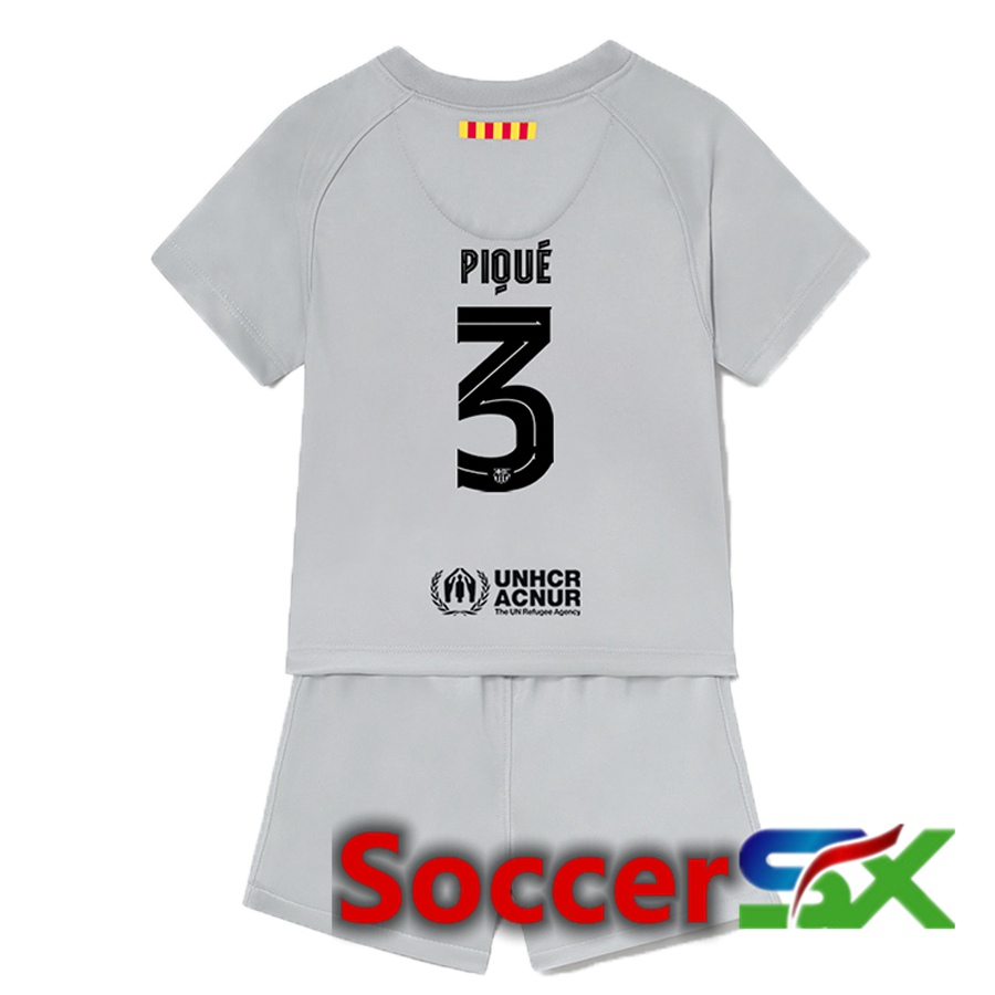FC Barcelona (Piqué 3) Kids Third Jersey 2022/2023