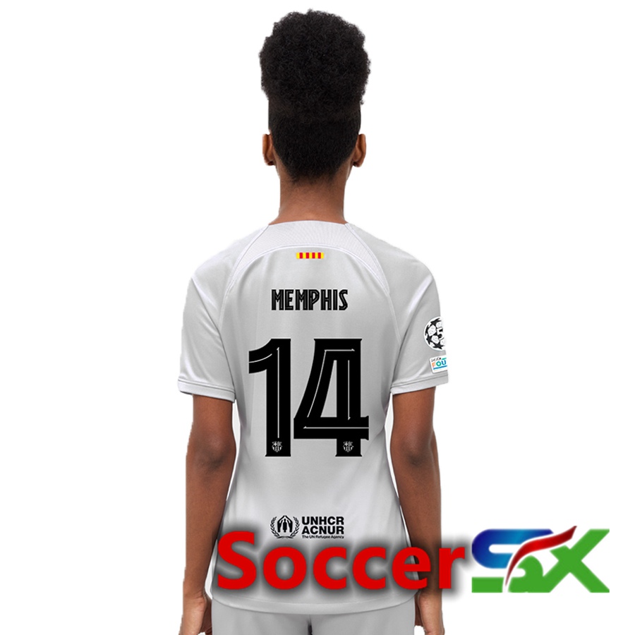 FC Barcelona (Memphis 14) Womens Third Jersey 2022/2023