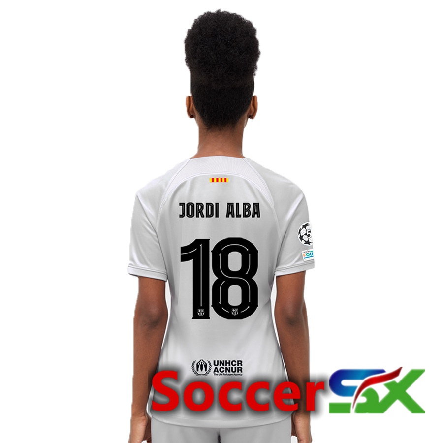 FC Barcelona (Jordi Alba 18) Womens Third Jersey 2022/2023