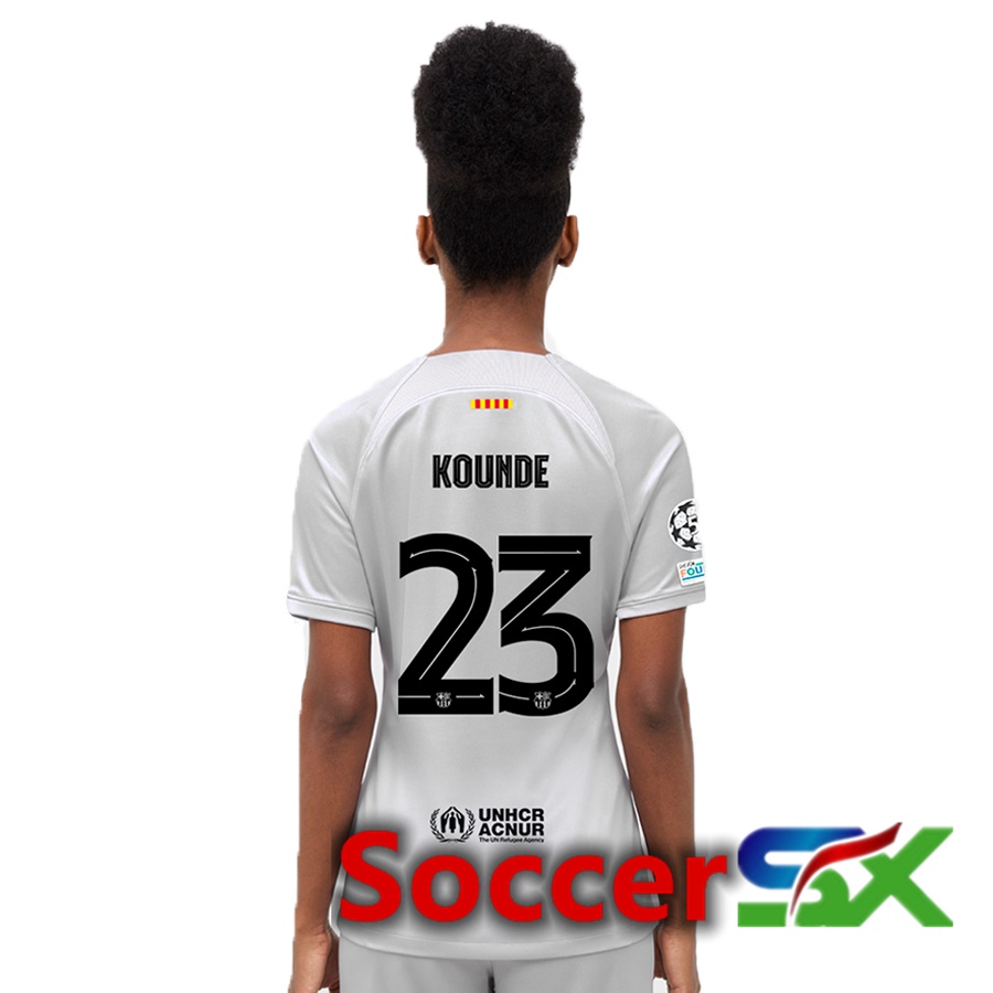 FC Barcelona (Kounde 23) Womens Third Jersey 2022/2023