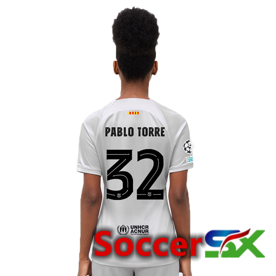 FC Barcelona (Pablo Torre 32) Womens Third Jersey 2022/2023