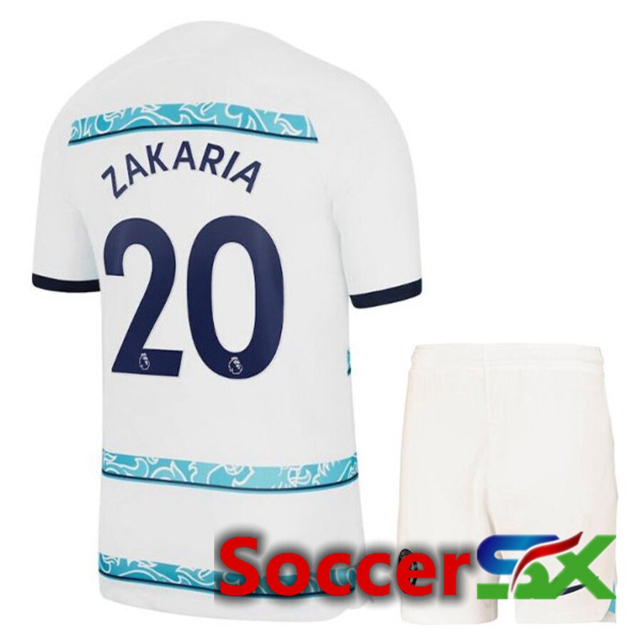 FC Chelsea（ZAKARIA 20）Kids Away Jersey 2022/2023