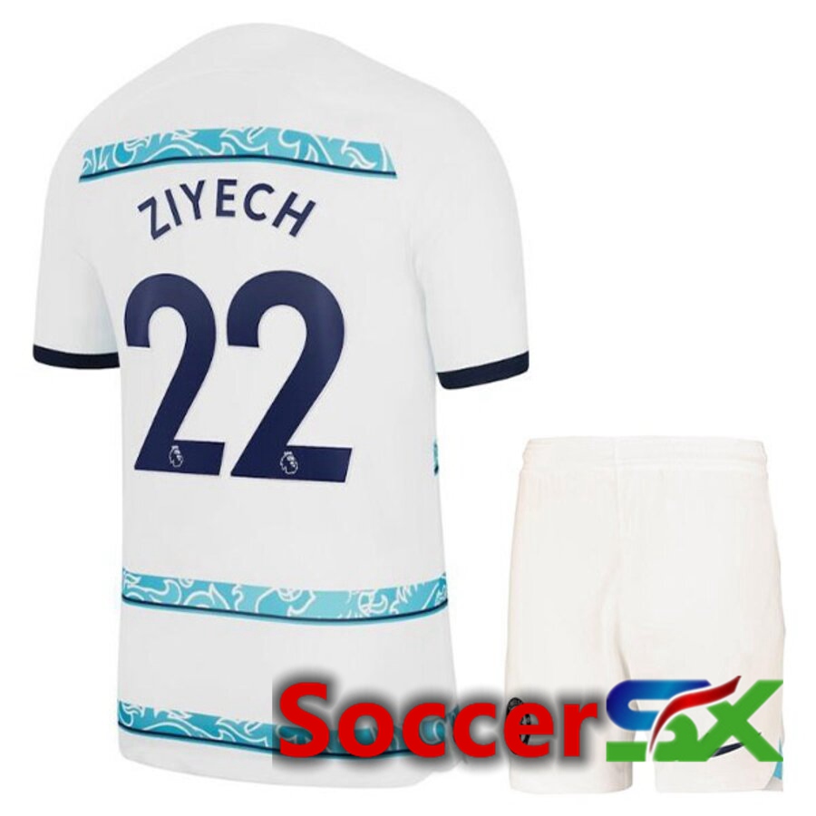 FC Chelsea（ZIYECH 22）Kids Away Jersey 2022/2023