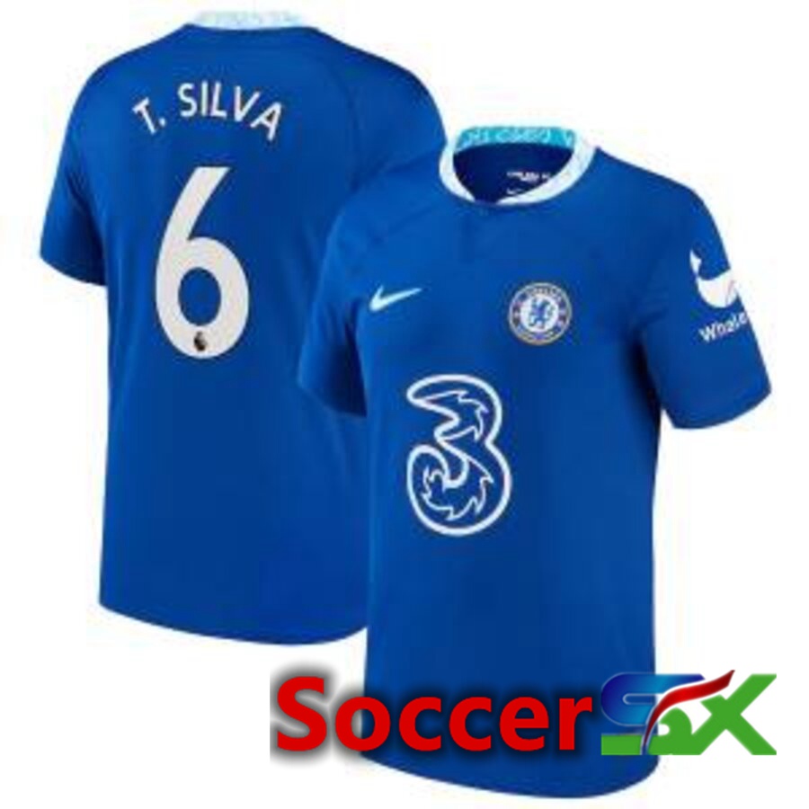 FC Chelsea（T.SILVA 6）Home Jersey 2022/2023