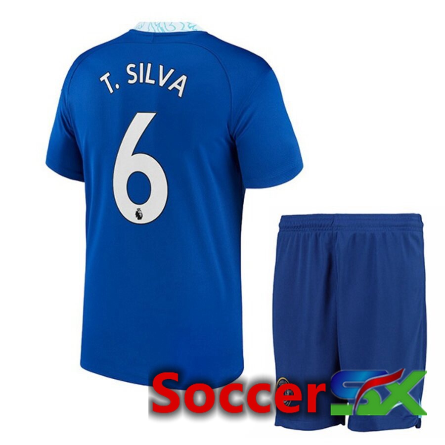 FC Chelsea（T.SILVA 6）Kids Home Jersey 2022/2023