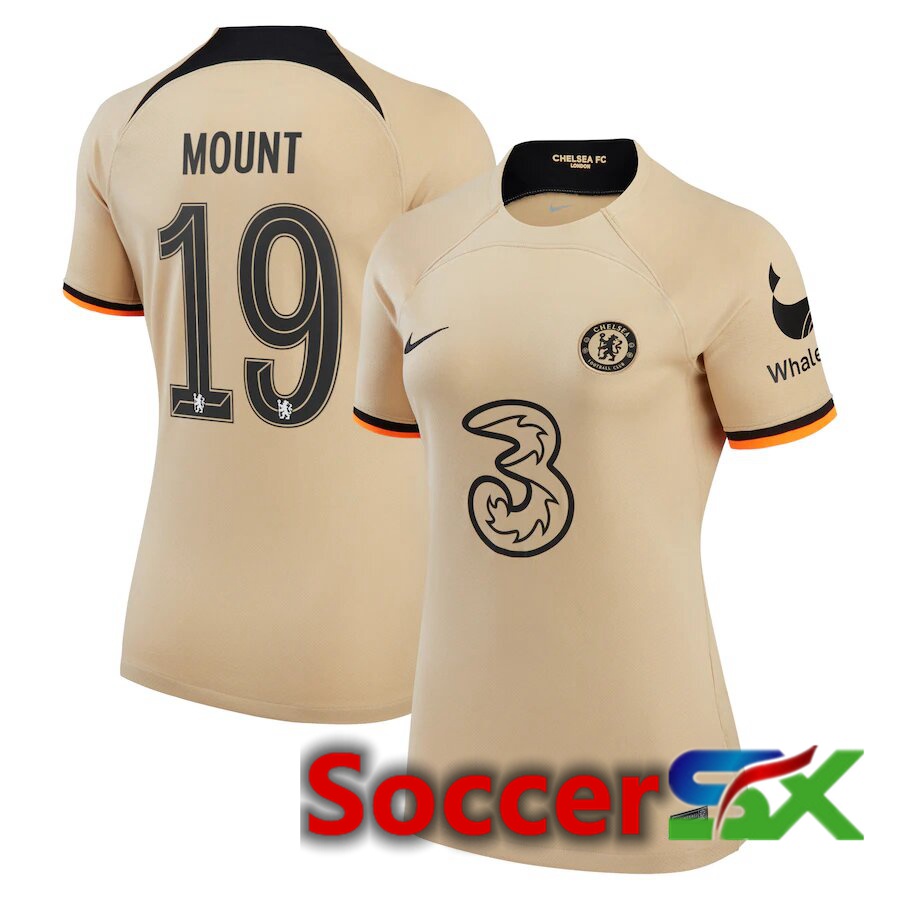 FC Chelsea（MOUNT 19）Womens Third Jersey 2022/2023