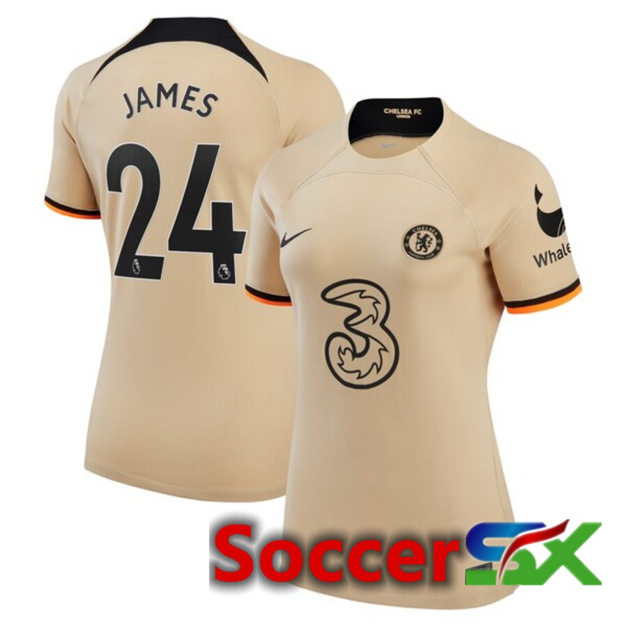 FC Chelsea（JAMES 24）Womens Third Jersey 2022/2023