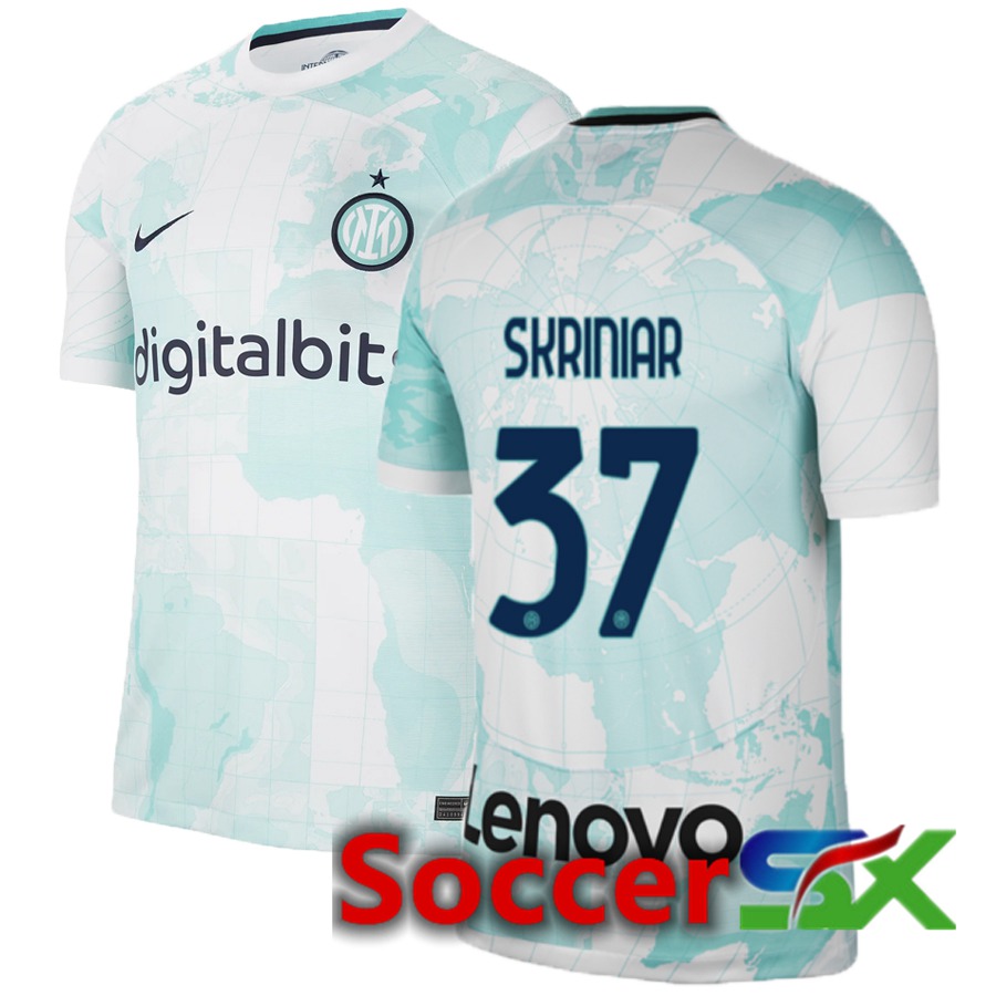 Inter Milan (Skriniar 37) Away Jersey 2022/2023