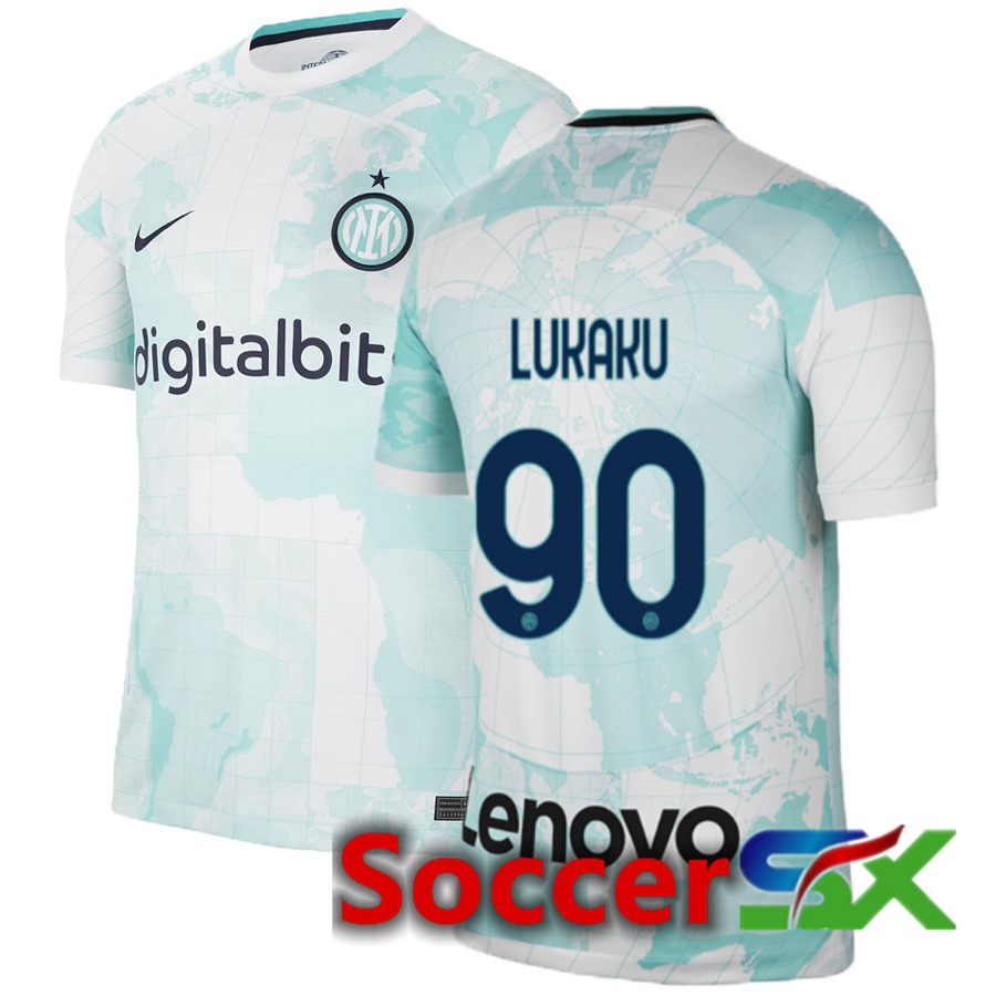 Inter Milan (Lukaku 90) Away Jersey 2022/2023