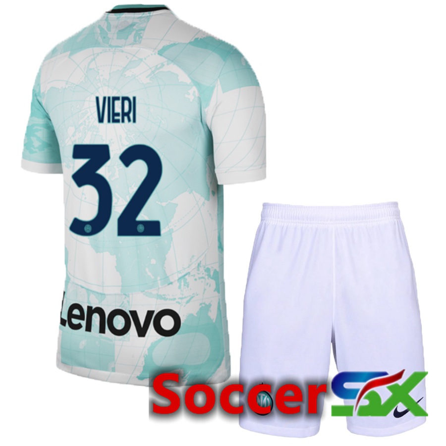 Inter Milan (Vieri 32) Kids Away Jersey 2022/2023