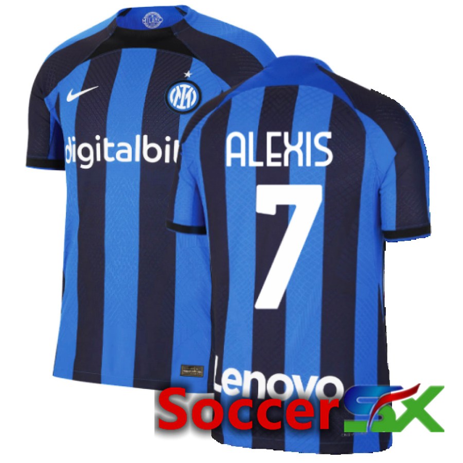 Inter Milan (Alexis 7) Home Jersey 2022/2023