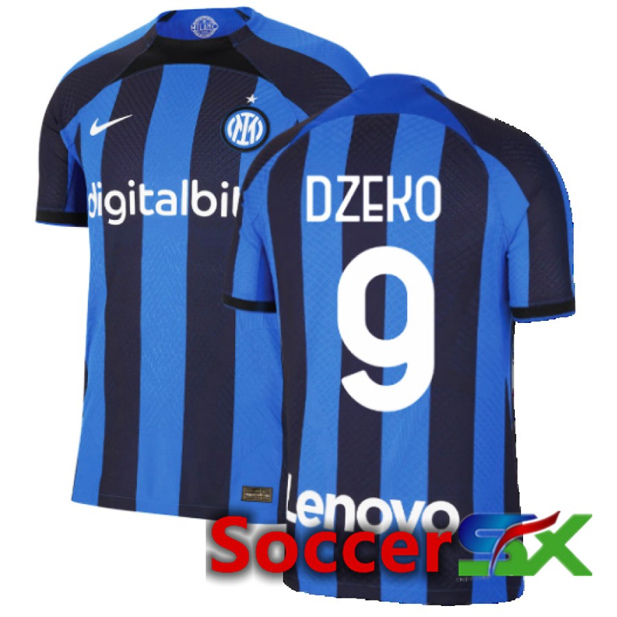 Inter Milan (Dzeko 9) Home Jersey 2022/2023