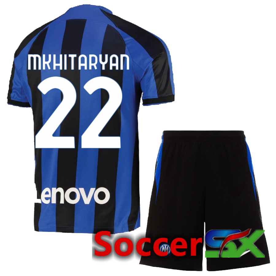 Inter Milan (Mkhitaryan 22) Kids Home Jersey 2022/2023