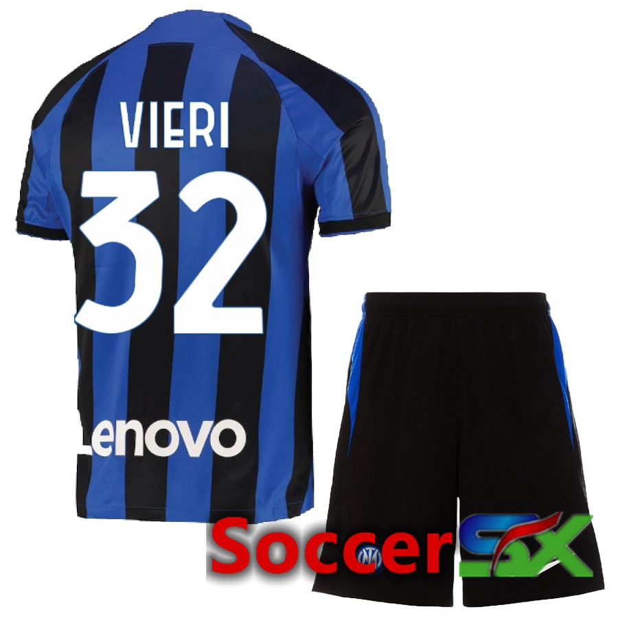 Inter Milan (Vieri 32) Kids Home Jersey 2022/2023