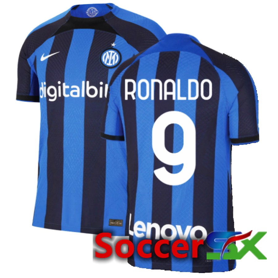 Inter Milan (Ronaldo 9) Home Jersey 2022/2023