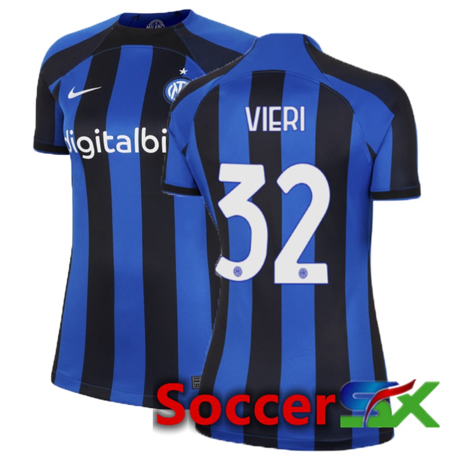 Inter Milan (Vieri 32) Womens Home Jersey 2022/2023