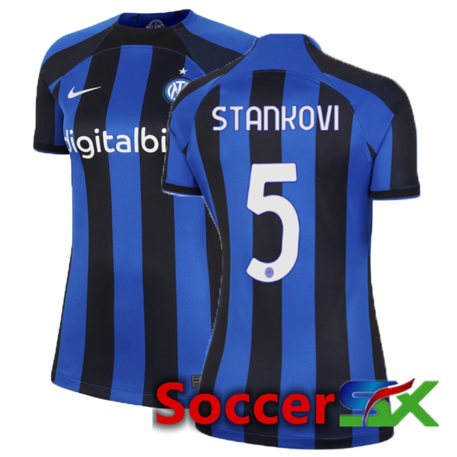 Inter Milan (Stankovic 5) Womens Home Jersey 2022/2023