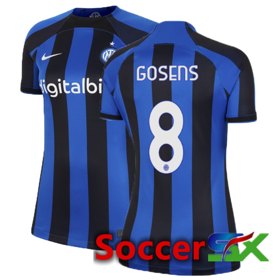 Inter Milan (Gosens 8) Womens Home Jersey 2022/2023